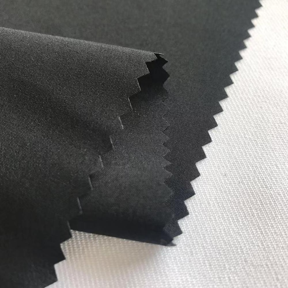 75D 95 polyester 5 elastane weft stretch pongee fabric for sportswear and T-shirt