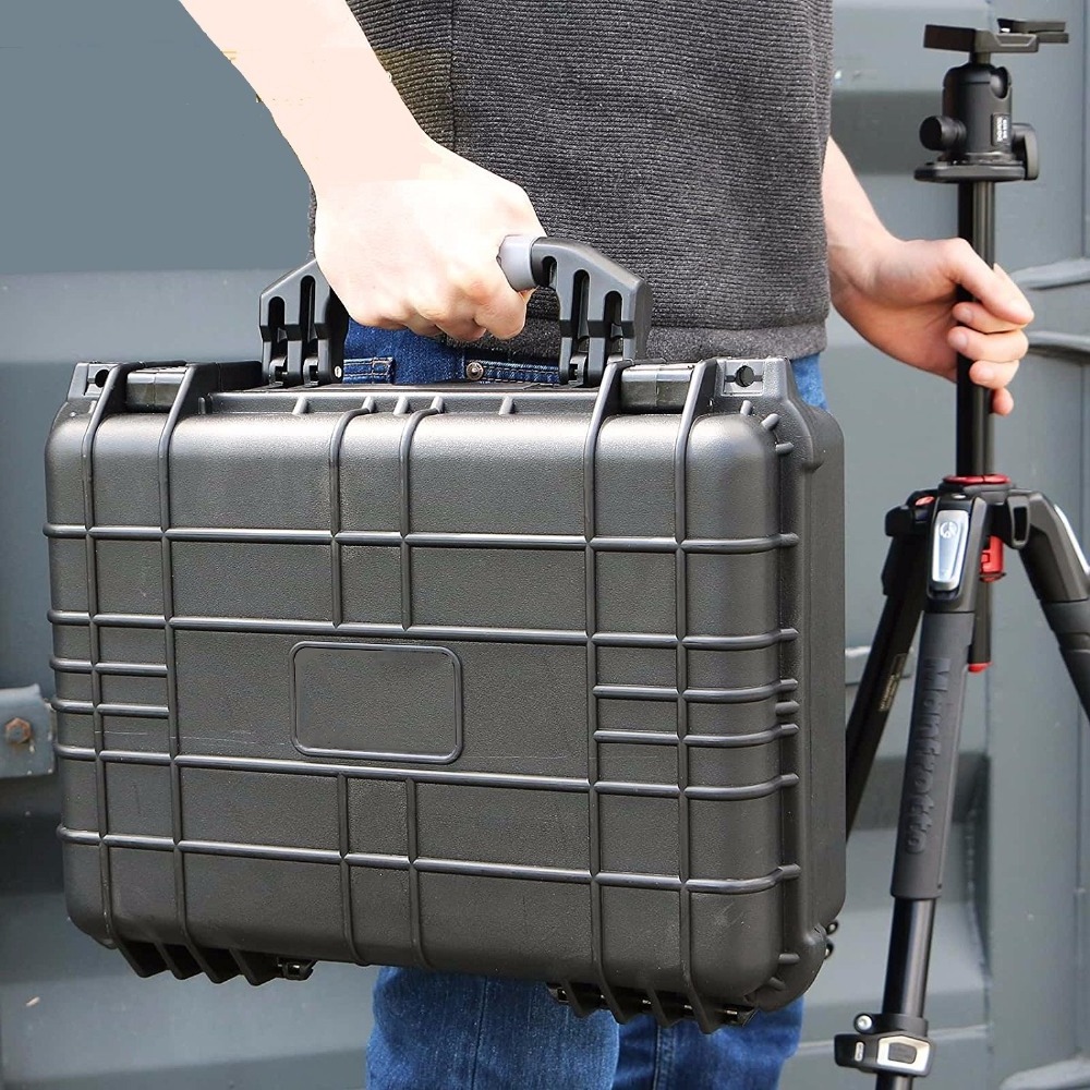 China factory pp material IP67 hard plastic instrument carry tool case for electrical equipment