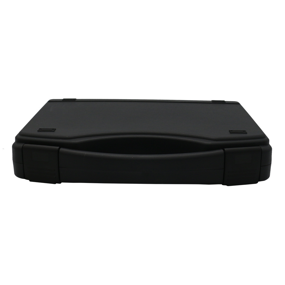 Simple PP Plastic Carrying Case With Click Lock For Delivery And Keeping