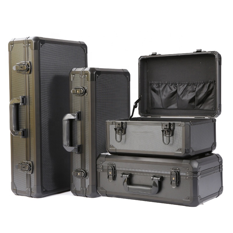 Ningbo Manufacturer Custom Size Heavy Duty Aluminum Flight Case Suitcase Carrying Case Storage Tool Case With Custom Foam