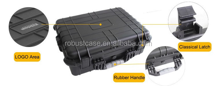 China factory pp material IP67 hard plastic instrument carry tool case for electrical equipment