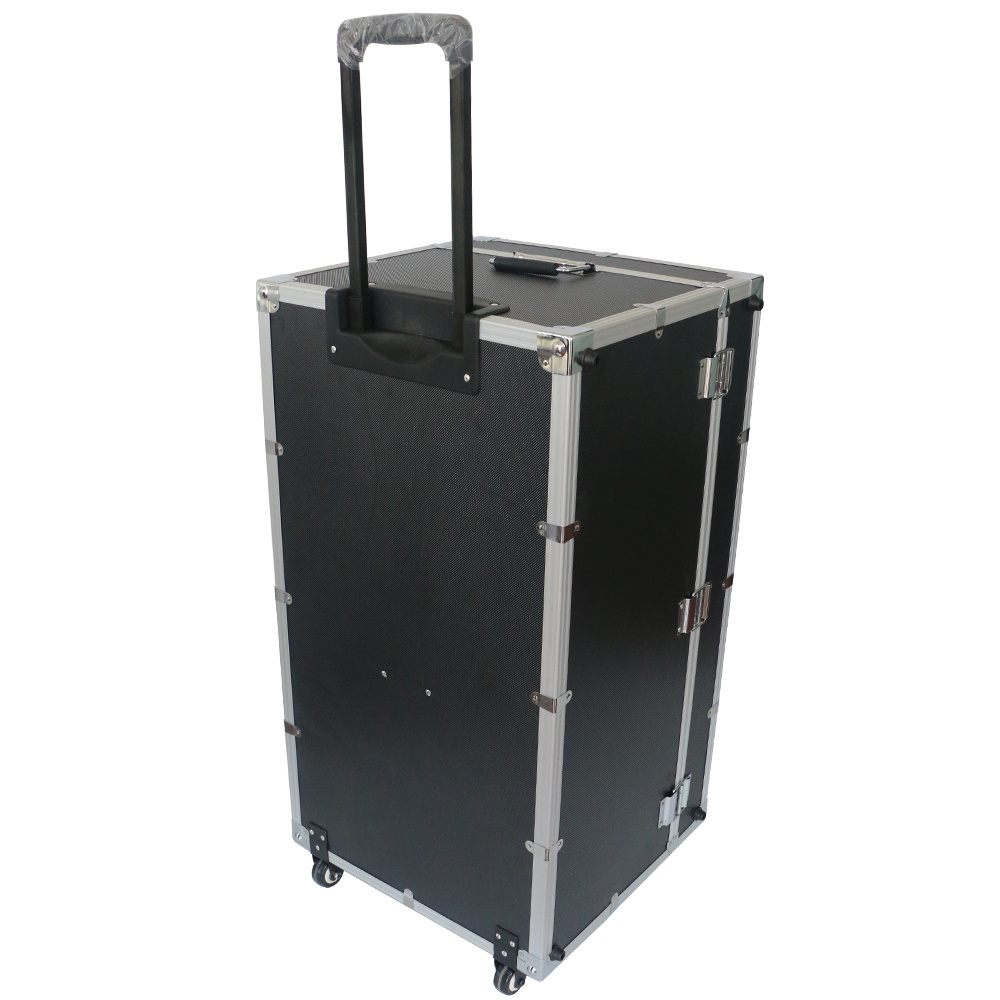 Custom Aluminum Flight Hard Case Trolley Case with Custom Foam for Device