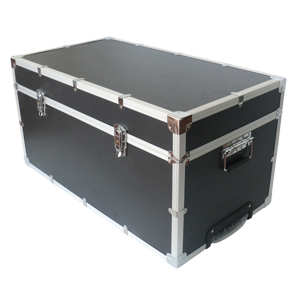 Custom Aluminum Flight Hard Case Trolley Case with Custom Foam for Device