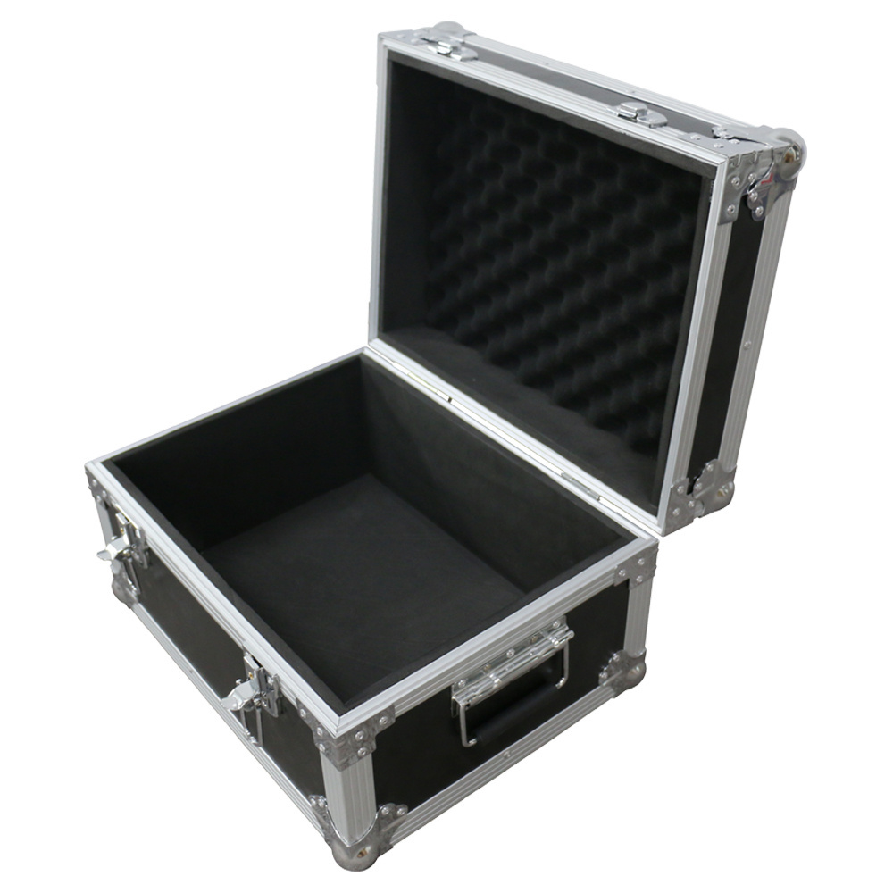 Exhibition used aluminum transportation tool box plywood flight case