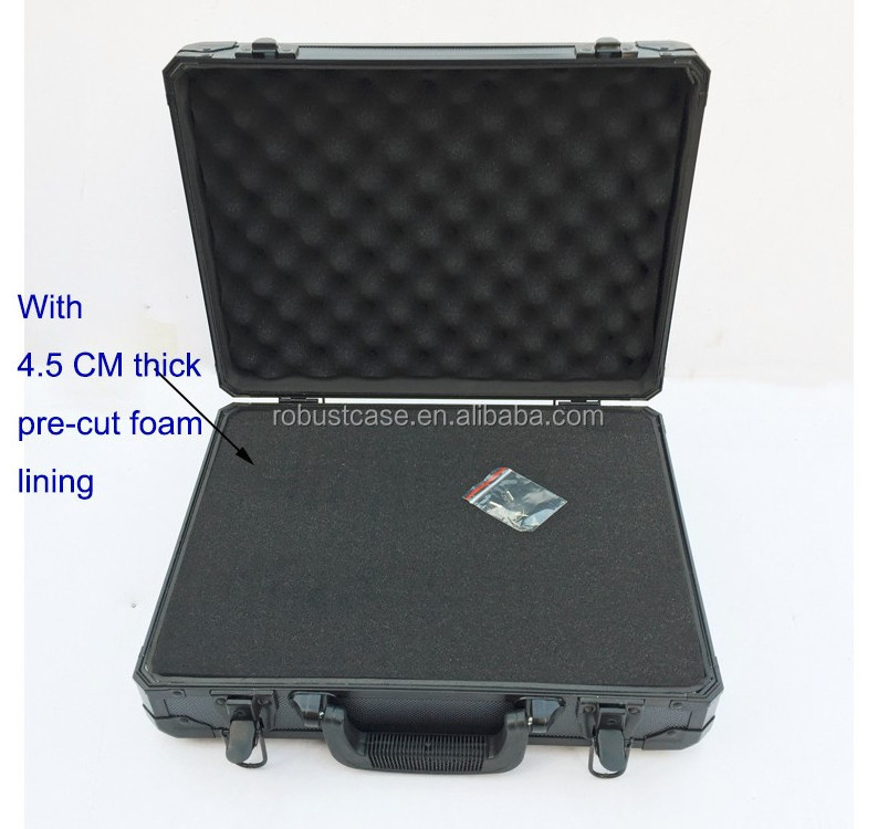 Ningbo Factory Aluminum Carry Tool Case aluminum briefcase hard case with customized size and foam