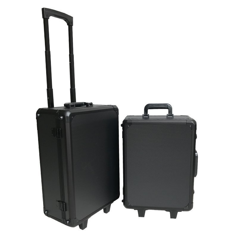 Trolley Case Aluminum Storage Travel Case with Wheels