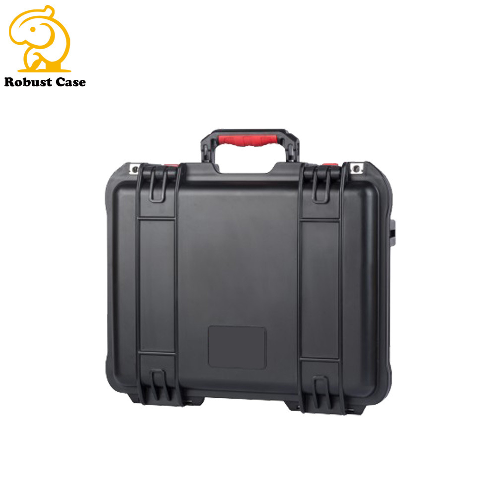 injection molded IP67 waterproof carrying rugged hard plastic suitcases with foam