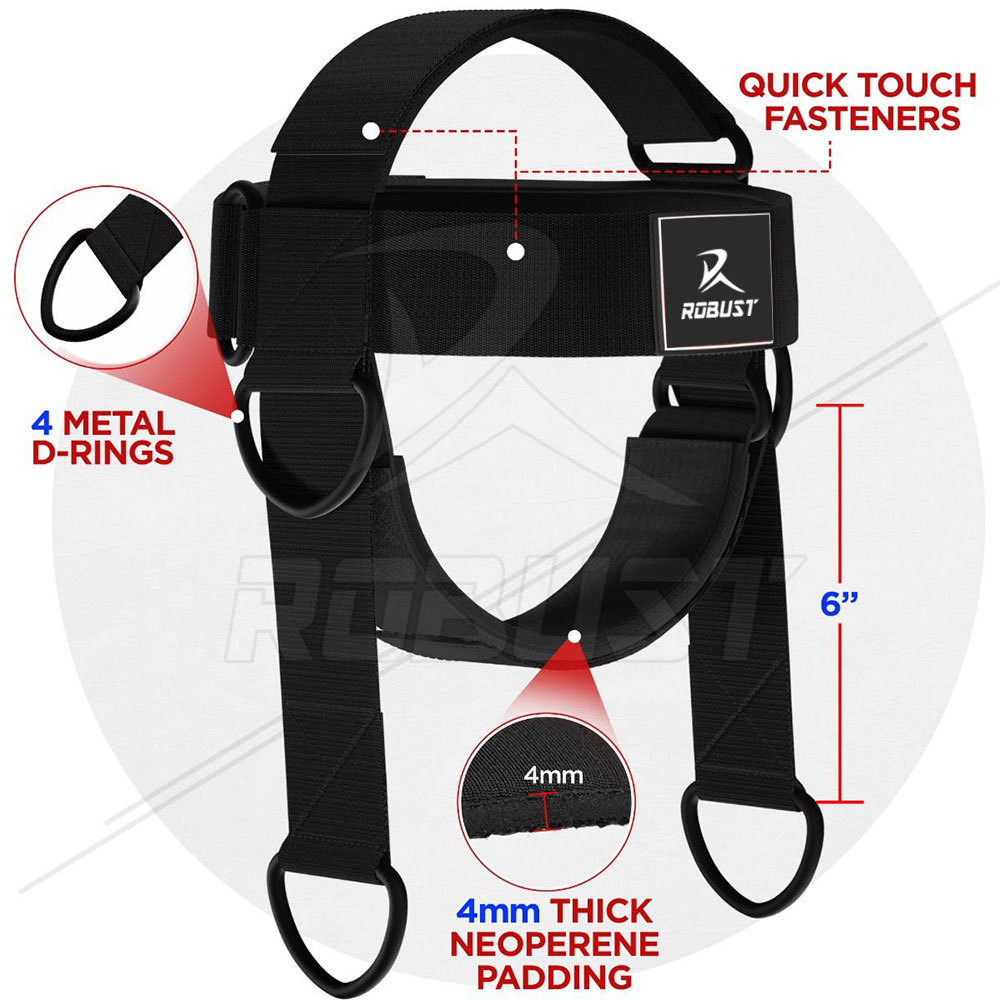 Exercise Gym Weight Lifting Head Harness For Training High Quality Weightlifting Head Harness In Low Price