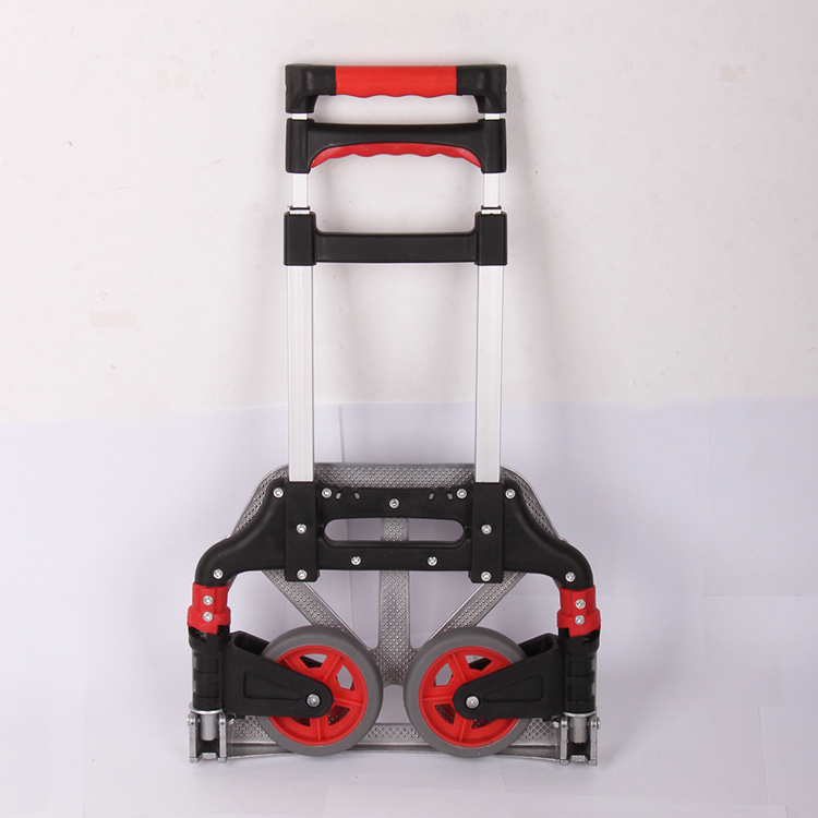 Foldable aluminium hand truck folding trolley