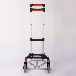 Foldable aluminium hand truck folding trolley