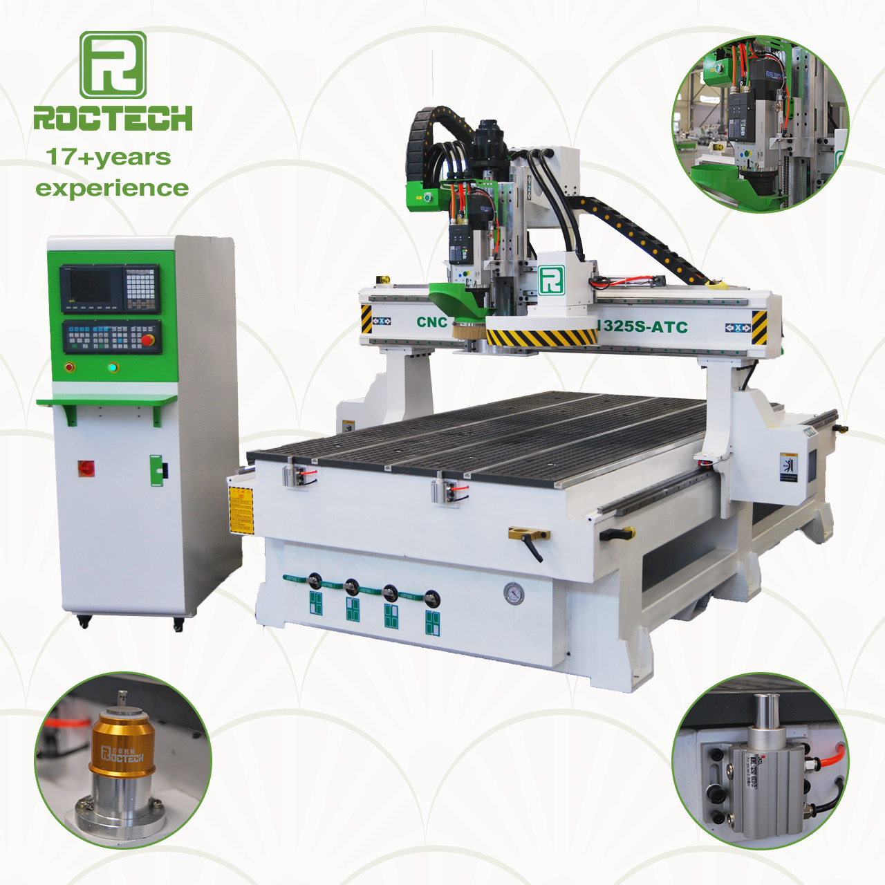 Professional 3D Woodwork Router Machine Auto Tool Change Furniture Accessories Cabinets 4X8 5X10 FOOT