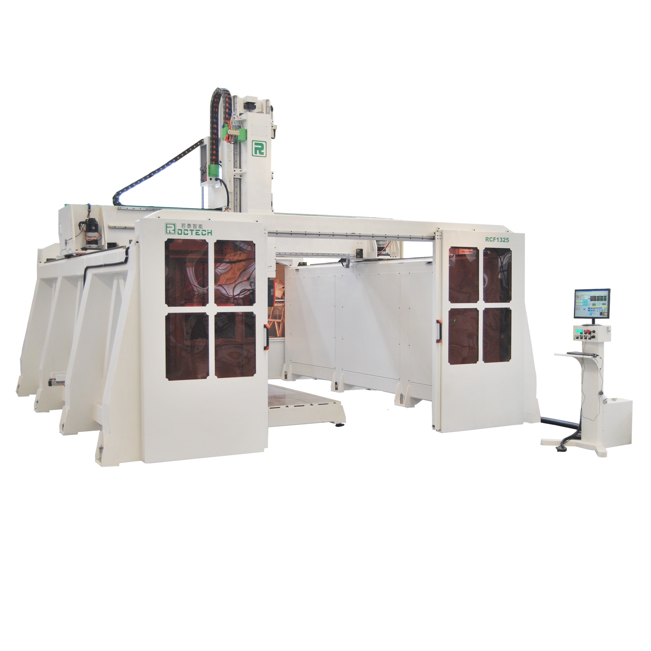 CNC Machine Price RCF2560 Boat/car Molding 5 Axis Router Yaskawa Servo Osai System 15000mm/min 3000 25000mm/min