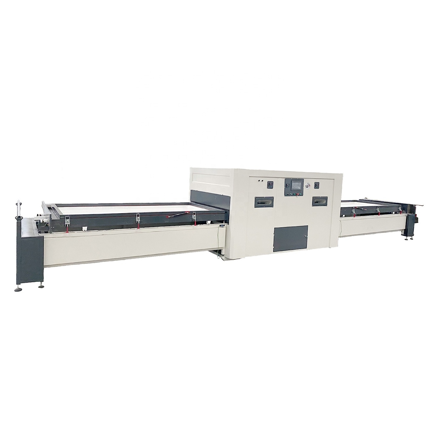 Automatic Pvc Vacuum Press Membrane Wood Laminating Machine For Door Cabinet Kitchen