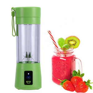 First Piece Special Price 6 blades recharge usb juicer Mini Size Hand portable smoothie blender for fruit ice cream coffee