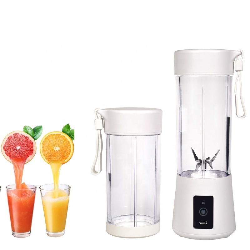 Customized Color Mini Juicers 6 blades portable usb blender 2 cups 400ML juicer extractor machine mixer for kitchen