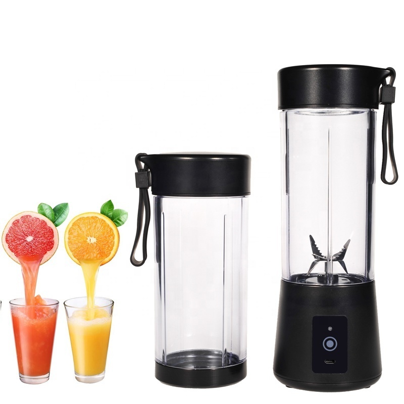 Customized Color Mini Juicers 6 blades portable usb blender 2 cups 400ML juicer extractor machine mixer for kitchen