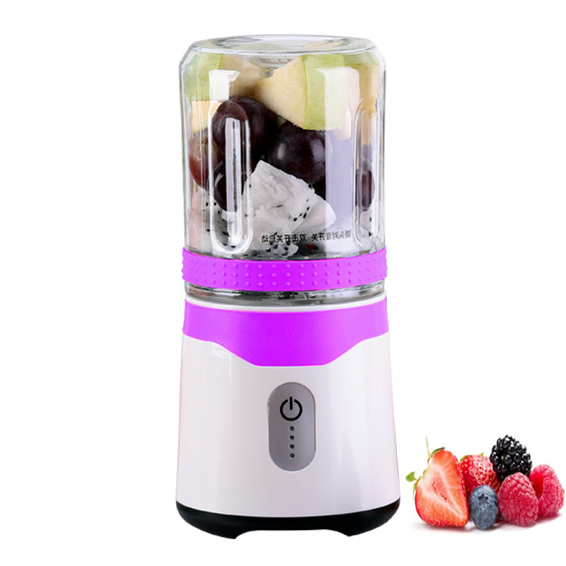 First Piece Special Price battery operated hand press portable smoothie juicer extractor blender 500ml+350ml coffee mixer bottle