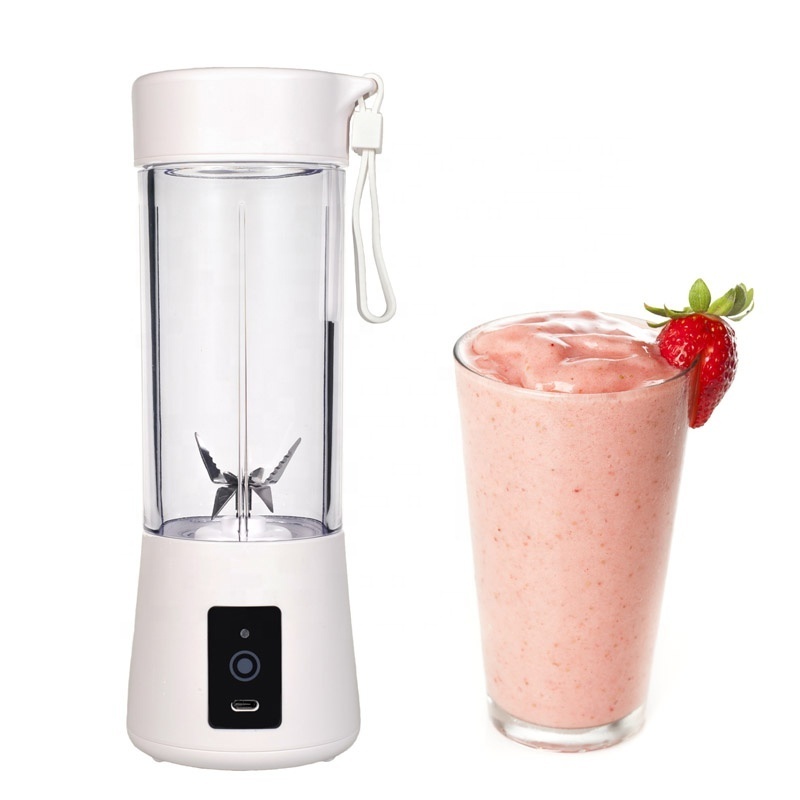 kitchen 400ML fruit juice with 6 blades small blender food mixers  rechargeable mini grinder for ice coffee