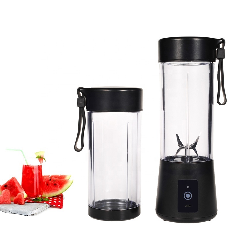 First Piece Special Price Fruit Juicer cup maker 400ML+380ML coffee grinder machine 6 blades juice makers travel blender