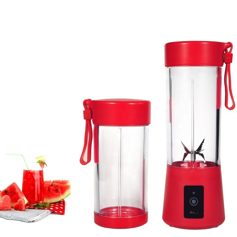 First Piece Special Price Fruit Juicer cup maker 400ML+380ML coffee grinder machine 6 blades juice makers travel blender