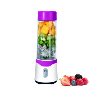 First Piece Special Price battery operated hand press portable smoothie juicer extractor blender 500ml+350ml coffee mixer bottle