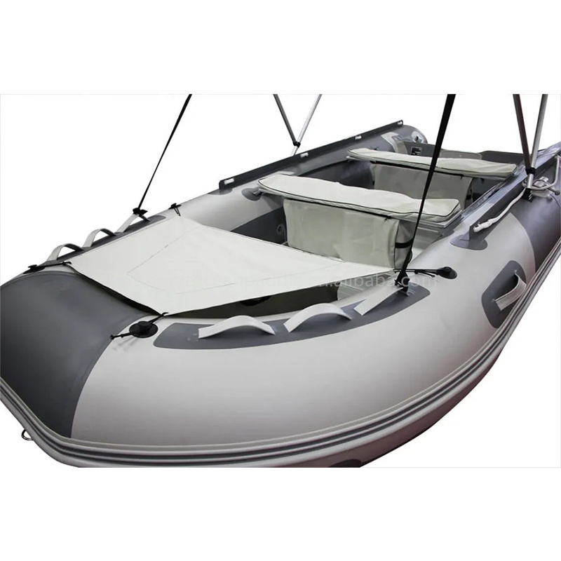 Solar Marine 6 Person Inflatable Assault Boat 10.8ft PVC Transom Speed Kayak High Thread Strength Canoe Dinghy Raft