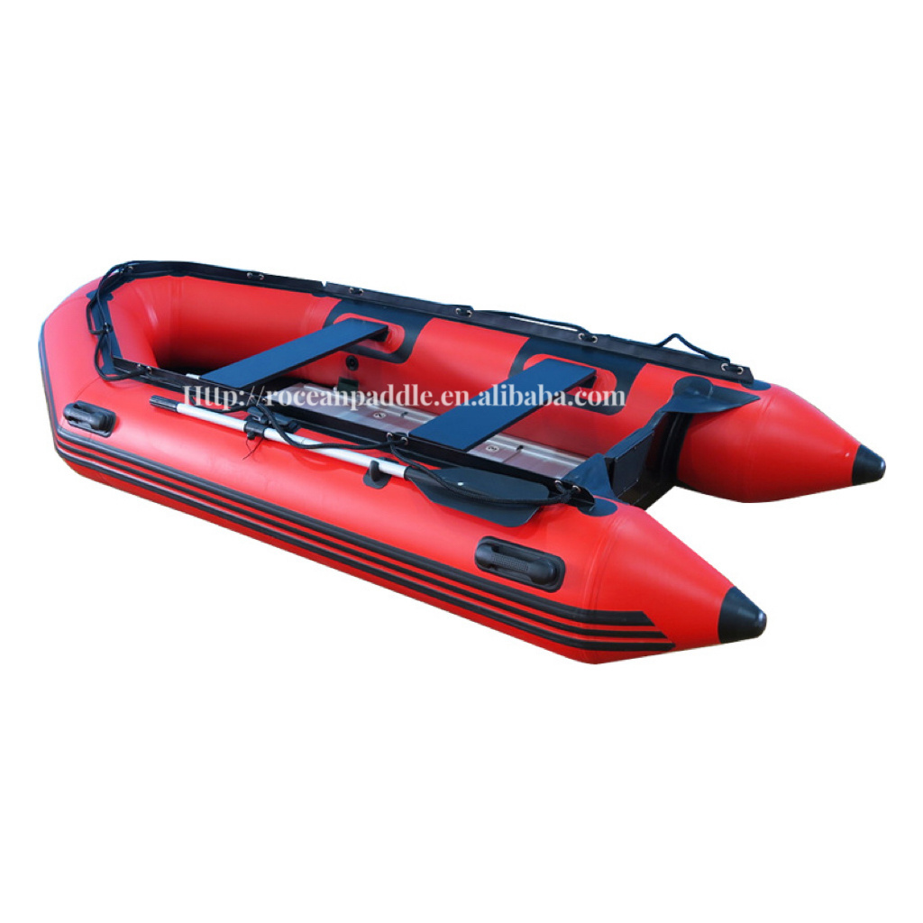 2 3 4 5 Person Foldable Inflatable Fishing Boats with Outboard Motor for Speed Sport