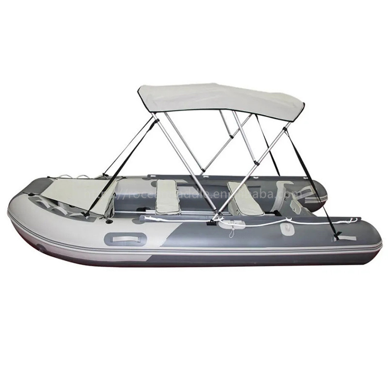 Solar Marine 6 Person Inflatable Assault Boat 10.8ft PVC Transom Speed Kayak High Thread Strength Canoe Dinghy Raft