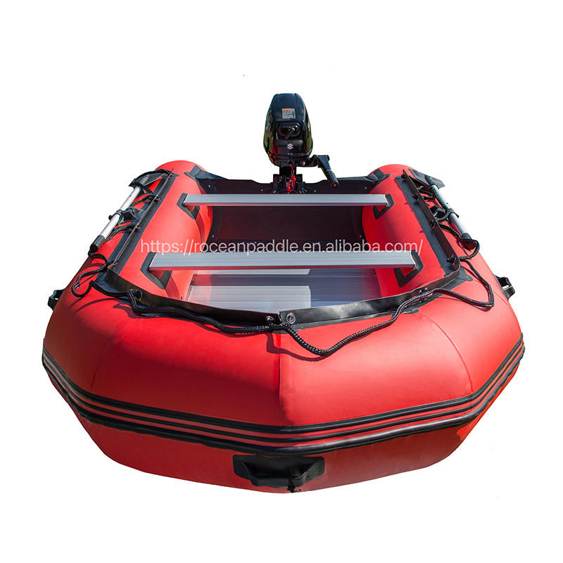 Solar Marine 5 Person 300 CM Inflatable Assault Kayak Speed Boat Fishing Canoe Hovercraft