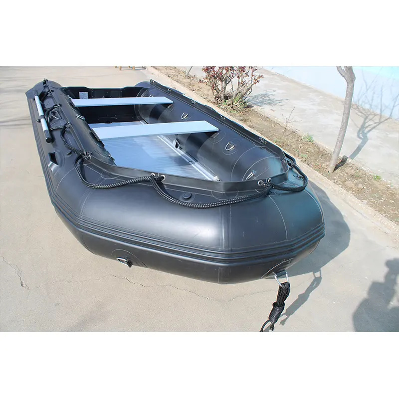 CE inflatable boat fishing dinghy hypalon or pvc material