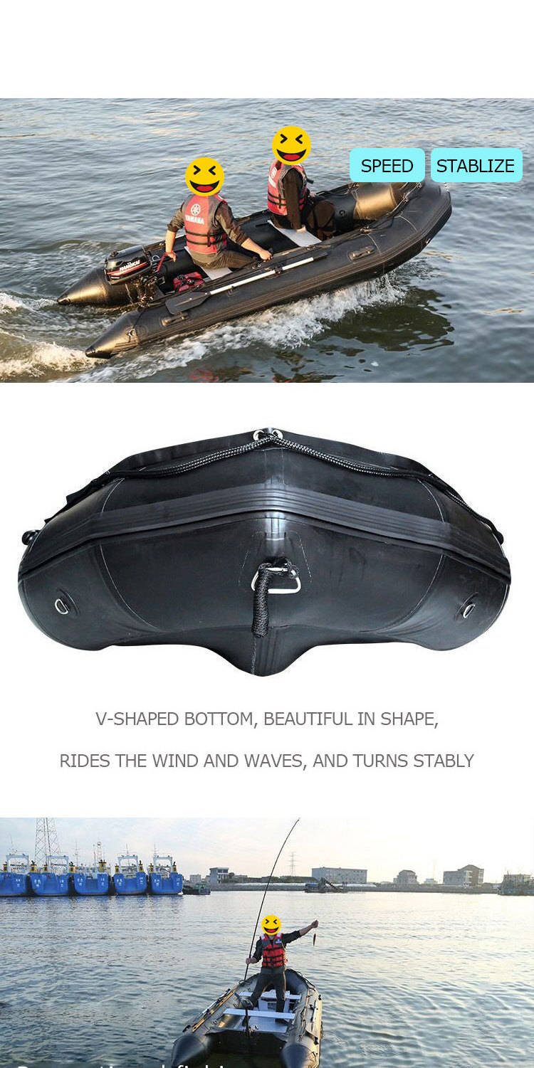 CE 6 8 persons folding PVC or hypalon patrol inflatable boat for sale