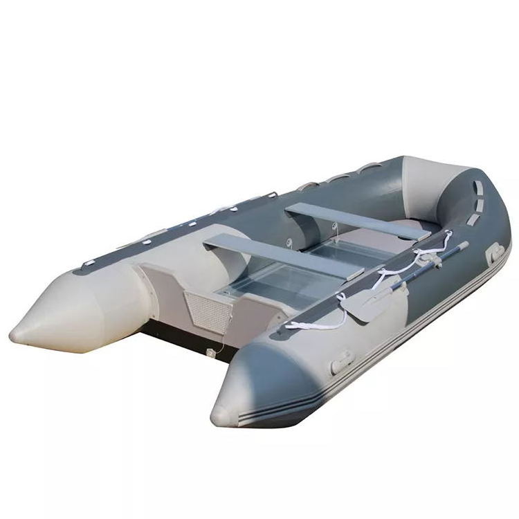 Folding Inflatable Sail Boat Fishing Boat High Speed Power Inflatable Aluminium Floor Catamaran Boat