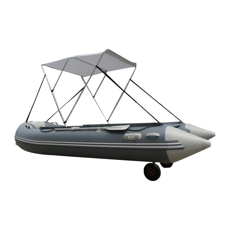 420cm V keel inflatable yacht tender boat with aluminum floor