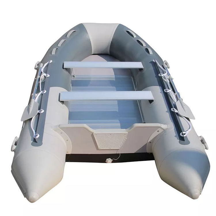 Folding Inflatable Sail Boat Fishing Boat High Speed Power Inflatable Aluminium Floor Catamaran Boat