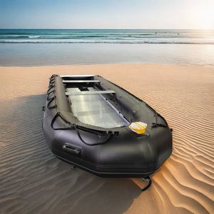 Durable High Quality 40 Passengers Large Inflatable Rubber Boat 8 meters for sale