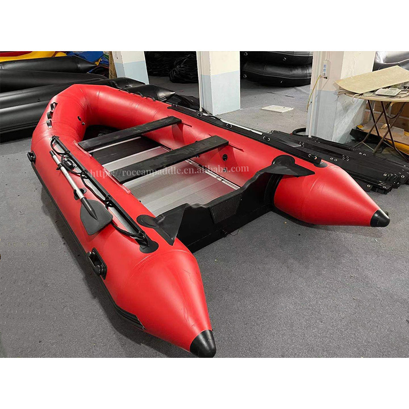 Solar Marine 5 Person 300 CM Inflatable Assault Kayak Speed Boat Fishing Canoe Hovercraft