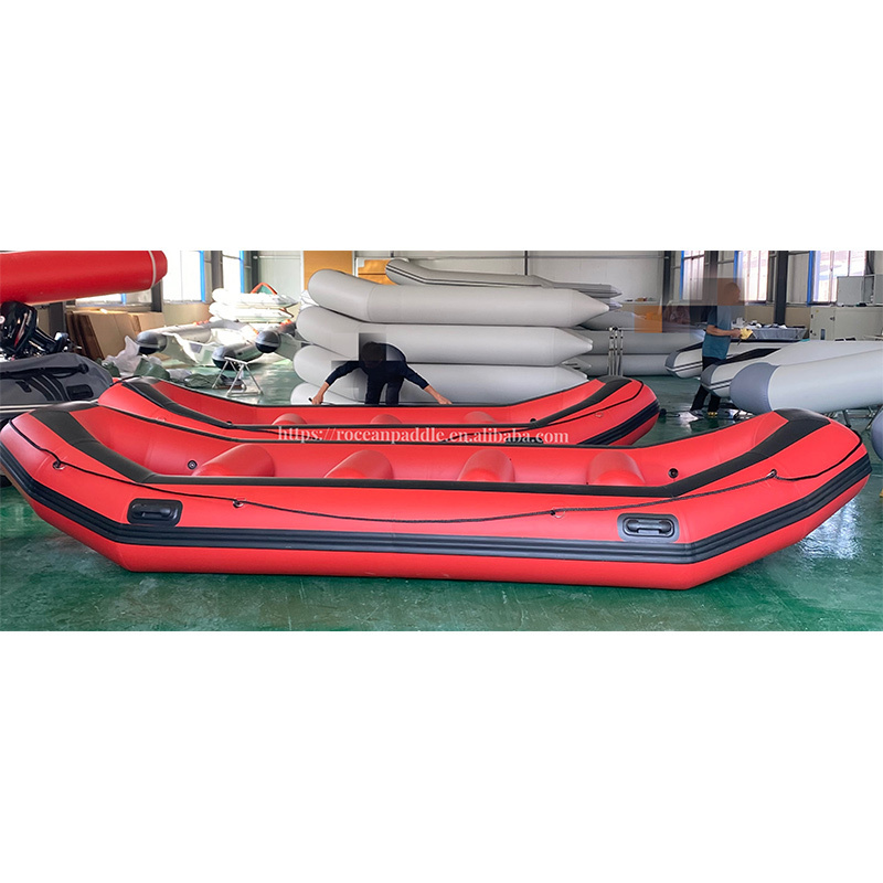 Adventure Heavy duty double floor Self Bailing river raft boat whitewater rafting 8 persons river raft rowing boat!