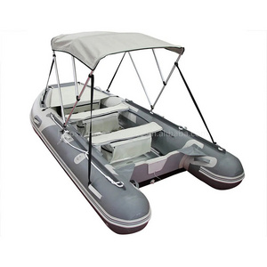 Solar Marine 6 Person Inflatable Assault Boat 10.8ft PVC Transom Speed Kayak High Thread Strength Canoe Dinghy Raft