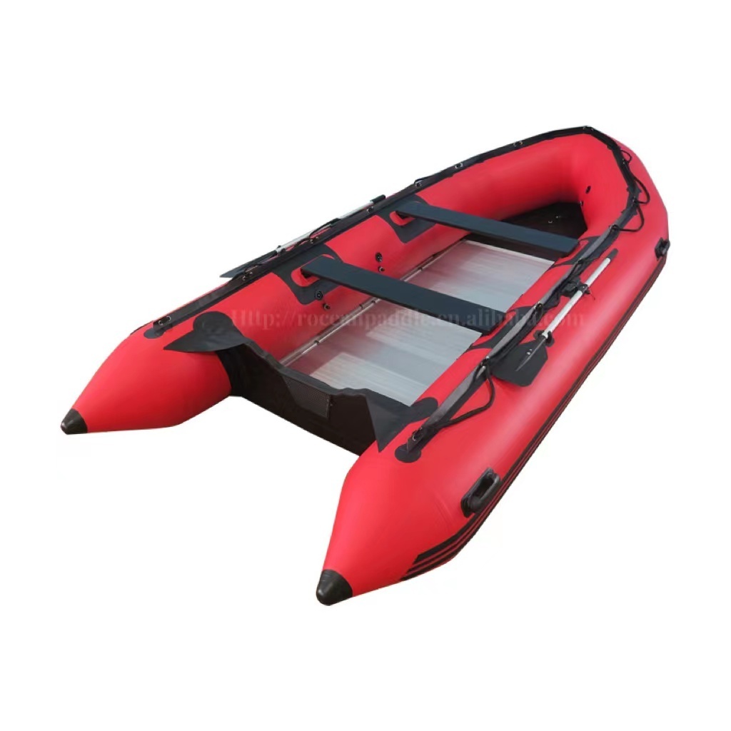 2 3 4 5 Person Foldable Inflatable Fishing Boats with Outboard Motor for Speed Sport