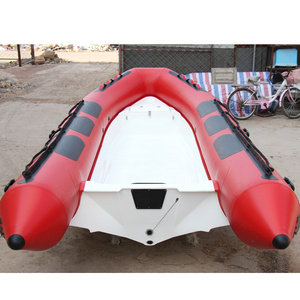 rib hypalon boat inflatable motor boat fiber glass bottom boats for sale