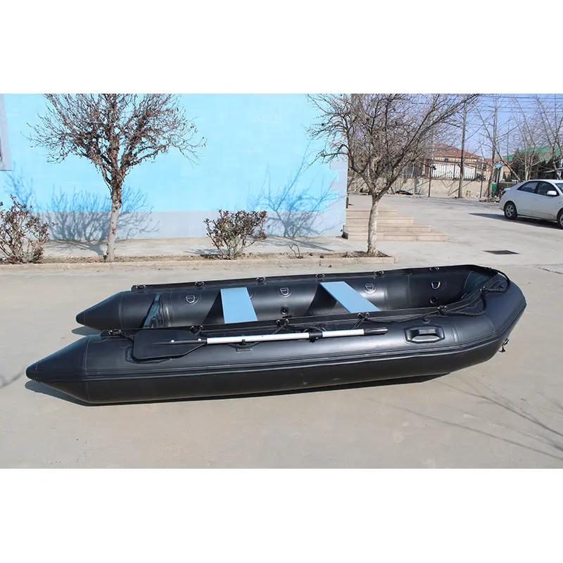 CE inflatable boat fishing dinghy hypalon or pvc material