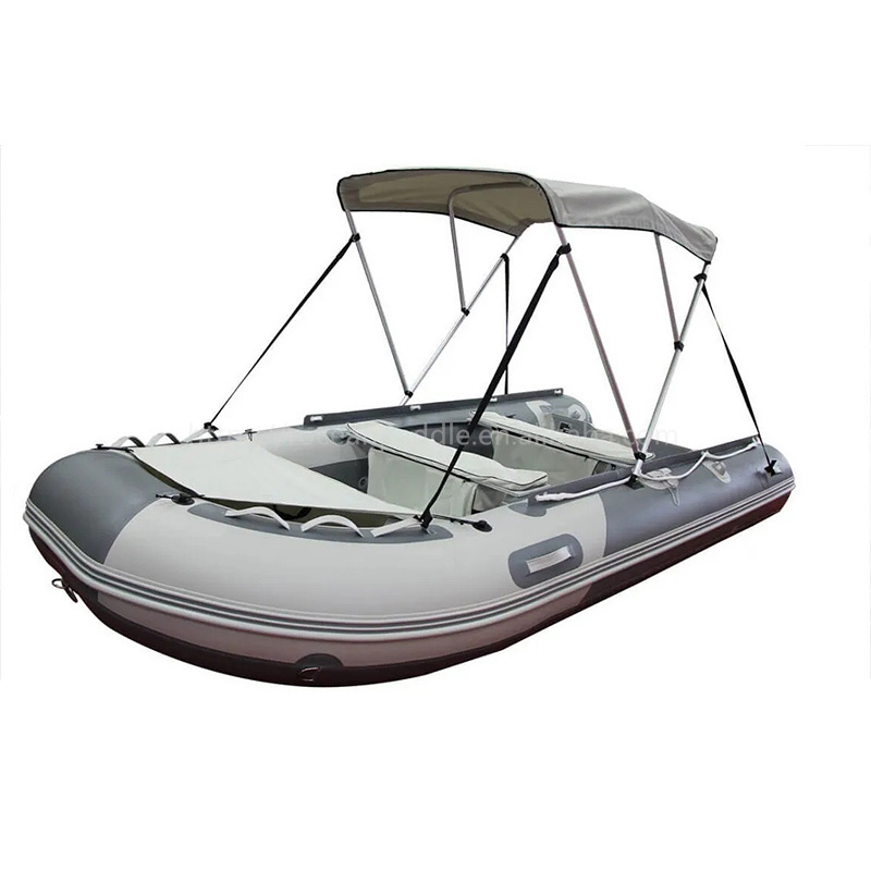 Solar Marine 6 Person Inflatable Assault Boat 10.8ft PVC Transom Speed Kayak High Thread Strength Canoe Dinghy Raft