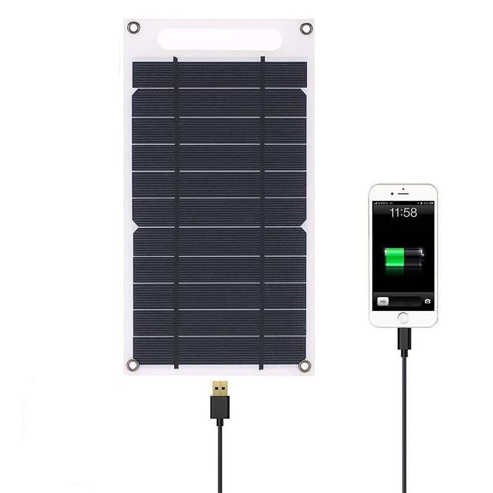 30W Portable Solar Panel 5V Solar Plate with USB Safe Charge Stabilize Battery Charger for Power Bank Phone Outdoor Camping Home