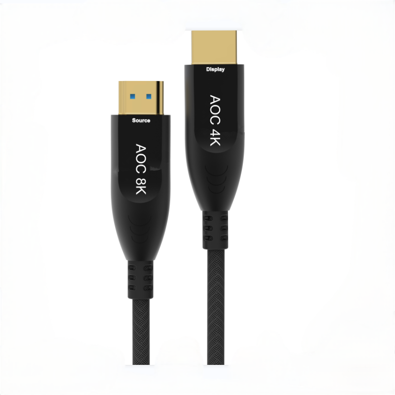 Optical Fiber HDMI Cable 8K 2.0 4K 60HZ Cable Can be customized 5M 50M 100M HDMI AOC Cable