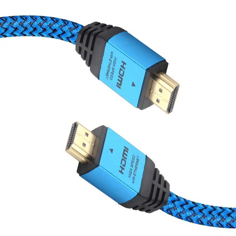 2.0 HDMI High Speed Cable 4K Aluminum Shell Braided HDMI Male to Male Cable