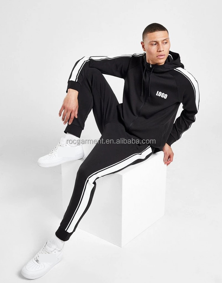 Hot Sale Zipper Hoodie Jogging Suit Custom Logo Tech Fleece Suits High Quality Sportswear For Men