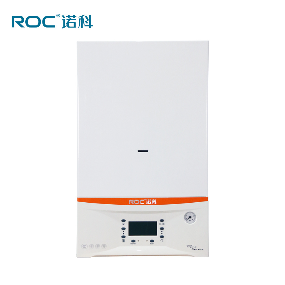 ROC Hot Sale MINI China Room Heating external natural Gas Boiler Water Heater 24kw Indoor Electric Calentador Direct Vented