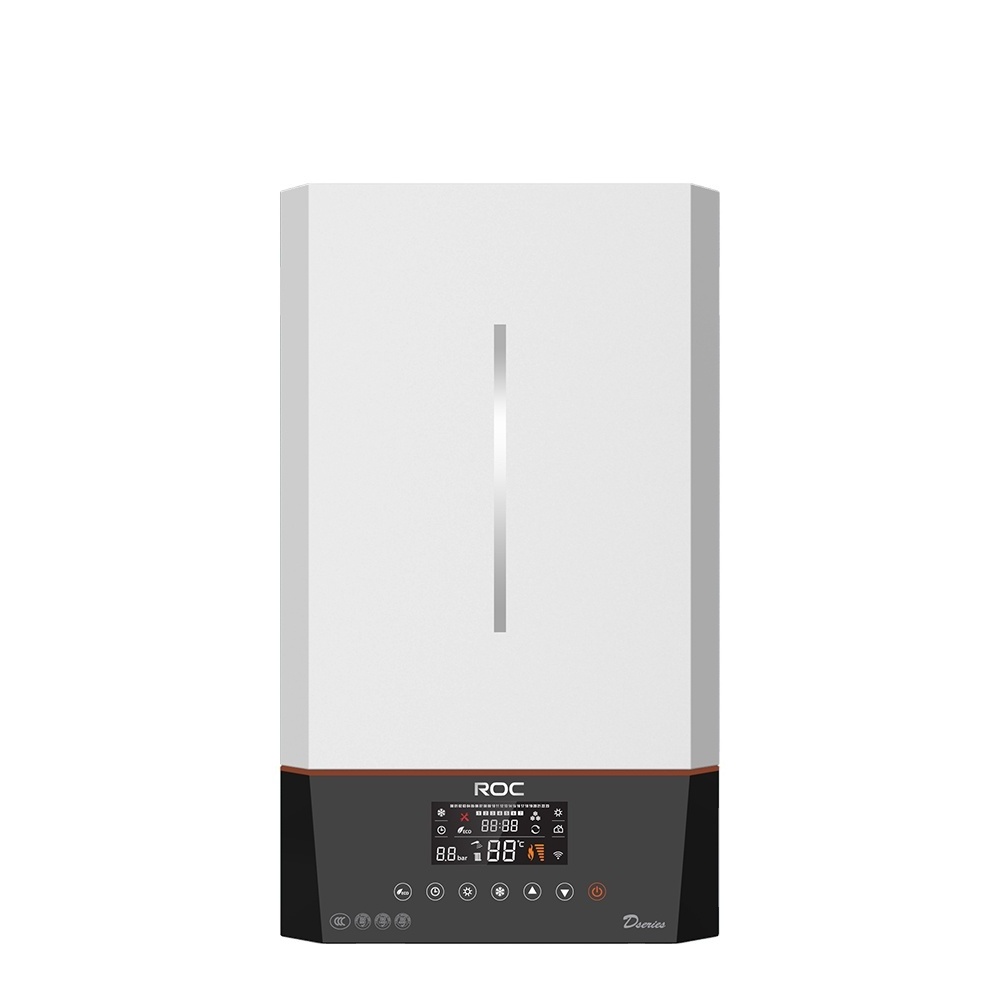 ROC Advanced Caldaia Central Heating Boiler Water Heater CE Certificate Combi Wall Geyser for Home Hotel Shower Aquecedor