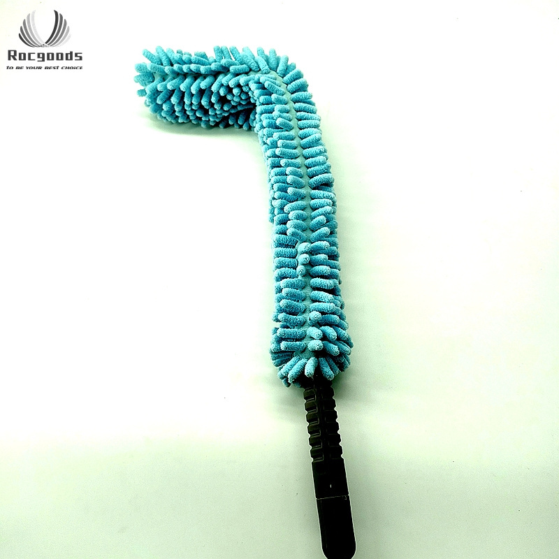 Flexible Soft Chenille Microfiber Wheel Brush Auto and Car Cleaner Tire Brushes NO Rim Scratching