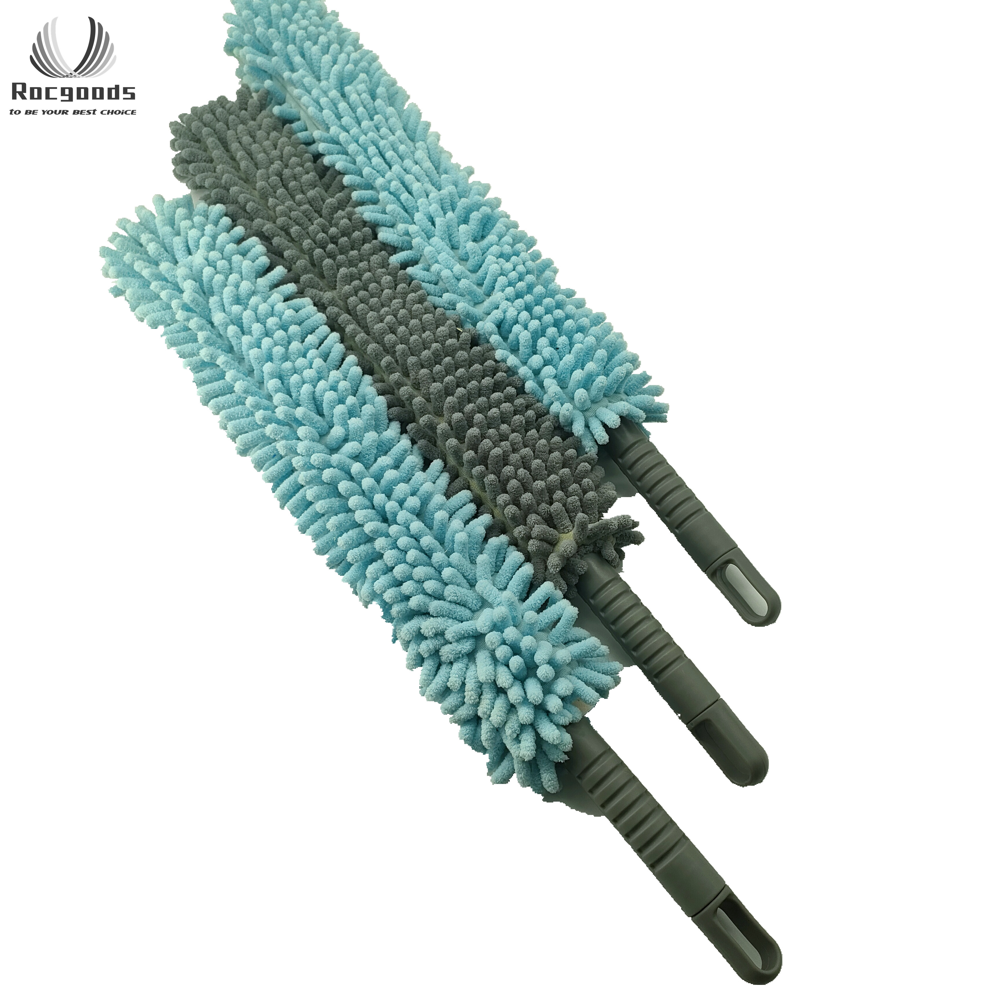 Flexible Soft Chenille Microfiber Wheel Brush Auto and Car Cleaner Tire Brushes NO Rim Scratching